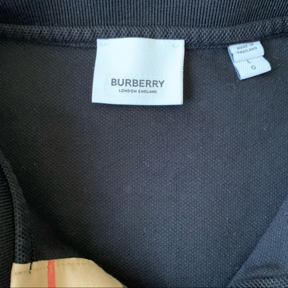 Authentic Burberry Monogram Polo Black - image 3